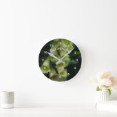 Personalisierte Foxglove-Blume Runde Wanduhr (Zuhause)