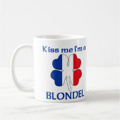 Personalisierte Franzosen küssen mich, den ich Kaffeetasse (Links)