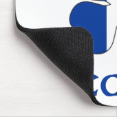 Personalisierte Franzosen küssen mich, den ich Mousepad (Ecke)