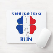Personalisierte Franzosen küssen mich, den ich Mousepad (Mit Mouse)