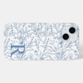 Personalisierte französische Blumenschildkröte Case-Mate iPhone Hülle (Rückseite (Horizontal))
