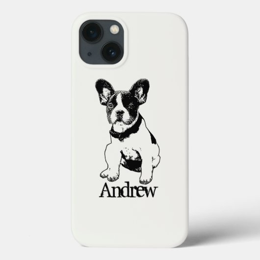 Personalisierte französische Bulldog-Welpe wählen Case-Mate iPhone Hülle (Rückseite)