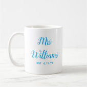 Personalisierte Frau Est Ihr Date Bride Geschenk C Kaffeetasse (Links)