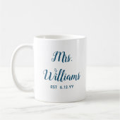 Personalisierte Frau Est Ihr Date Bride Geschenk C Kaffeetasse (Links)