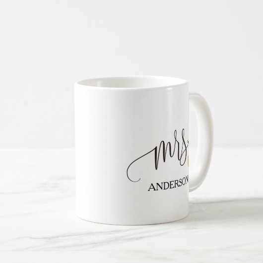 Personalisierte Frau Future Mrs.2 Kaffeetasse (VorderseiteRechts)