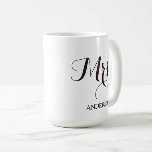 Personalisierte Frau Future Mrs. Kaffeetasse (VorderseiteRechts)