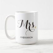 Personalisierte Frau Future Mrs. Kaffeetasse (Links)