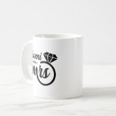 personalisierte Frau Geschenkschrift Kaffeetasse (Vorderseite Links)