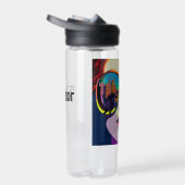 Personalisierte Frau in Sonnenbrille Reflektion St Trinkflasche (Rechts)