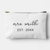 Personalisierte Frau Makeup Custom Bride Brautpart Zubehörtasche (Vorderseite)