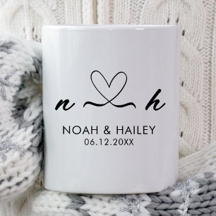Personalisierte Frau New Bride Groom Husband Ehefr Kaffeetasse