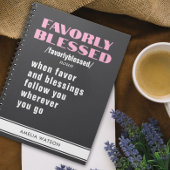 Personalisierte Frauenförderung Notizblock