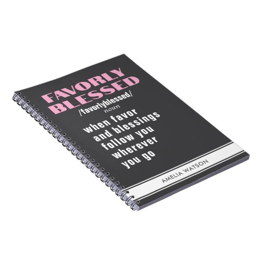 Personalisierte Frauenförderung Notizblock (Rechte Seite)