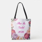 Personalisierte Frauentag-Tasche mit individuellem Tasche (Rückseite)