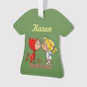 Personalisierte freche u. Nizza Ornament (Vorderseite)