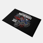 Personalisierte Freestyle Motocross Racing FMX Tri Fußmatte (Schrägansicht)