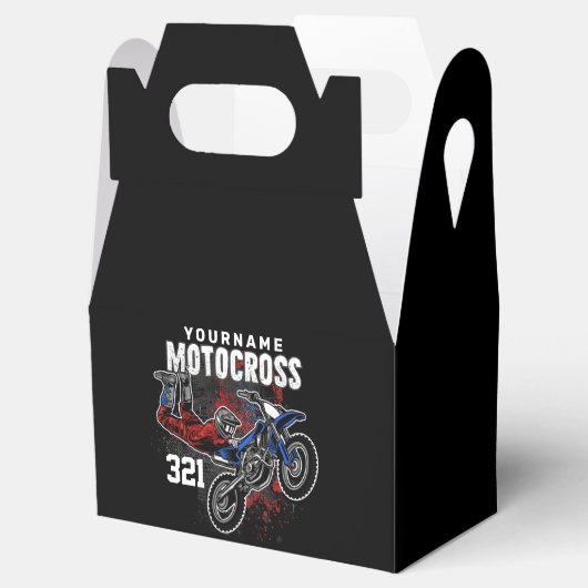 Personalisierte Freestyle Motocross Racing FMX Tri Geschenkschachtel (Geöffnet)