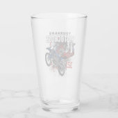 Personalisierte Freestyle Motocross Racing FMX Tri Glas (Rückseite)