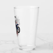Personalisierte Freestyle Motocross Racing FMX Tri Glas (Links)