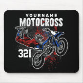 Personalisierte Freestyle Motocross Racing FMX Tri Mousepad (Vorne)