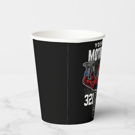 Personalisierte Freestyle Motocross Racing FMX Tri Pappbecher (Rechts)