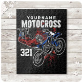 Personalisierte Freestyle Motocross Racing FMX Tri Puzzle