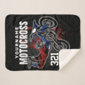 Personalisierte Freestyle Motocross Racing FMX Tri Sherpadecke (Vorderseite (Horizontal))