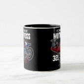 Personalisierte Freestyle Motocross Racing FMX Tri Zweifarbige Tasse (Mittel)