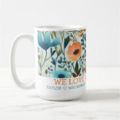 Personalisierte frei stehende Blume Ihren eigenen  Kaffeetasse (Links)