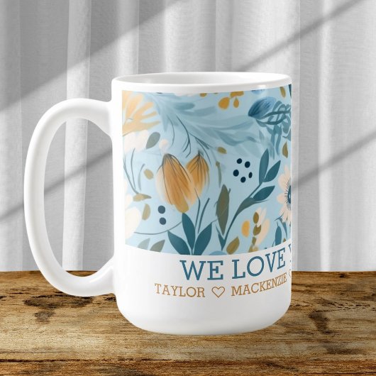 Personalisierte frei stehende Blume Ihren eigenen Kaffeetasse