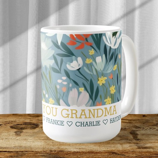 Personalisierte frei stehende Blume Ihren eigenen  Kaffeetasse
