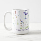 Personalisierte frei stehende Blume Ihren eigenen Kaffeetasse (Links)