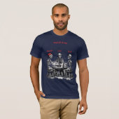 Personalisierte Freunde bis ans Ende T-Shirt (Vorne ganz)