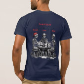 Personalisierte Freunde bis ans Ende T-Shirt (Rückseite)