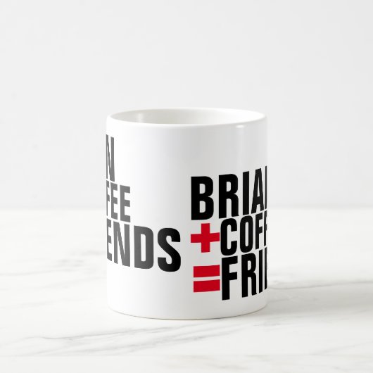 personalisierte Freunde Kaffeetasse (Mittel)