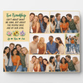 Personalisierte Freundschaft | Beste Freundin Fotoplatte (Vorderseite)