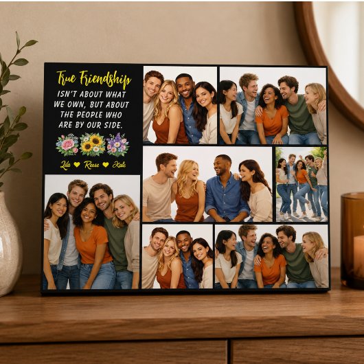 Personalisierte Freundschaft | Beste Freundin Fotoplatte