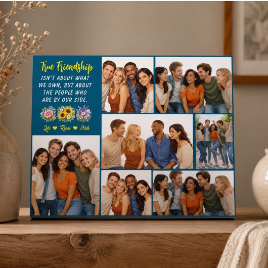 Personalisierte Freundschaft | Beste Freundin Fotoplatte