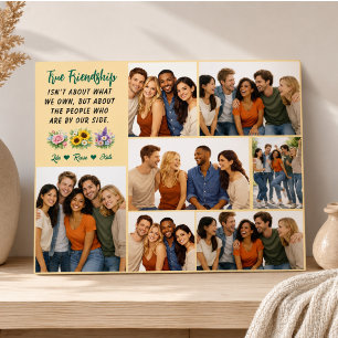 Personalisierte Freundschaft Beste Freundin Fotoplatte