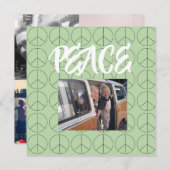 Personalisierte Friedenskarte (Vorne/Hinten)