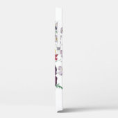 Personalisierte Fringeblumen/samtene Trompeten-Blu Case-Mate iPhone Hülle (Rückseite / Links)