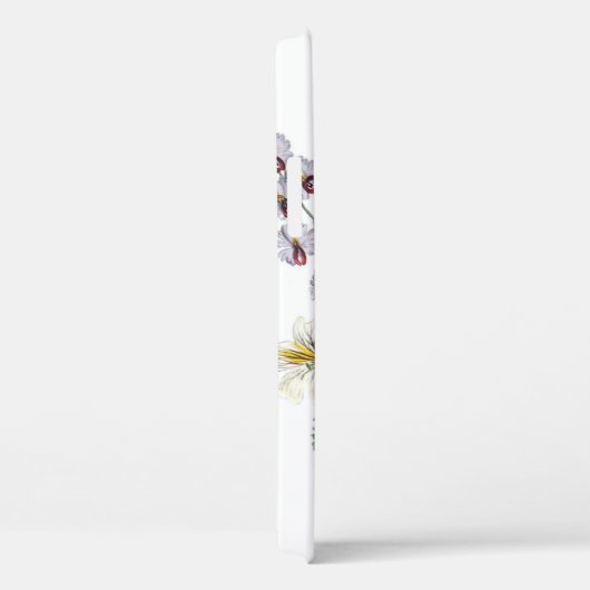 Personalisierte Fringeblumen/samtene Trompeten-Blu Case-Mate iPhone Hülle (Rückseite / Rechts)