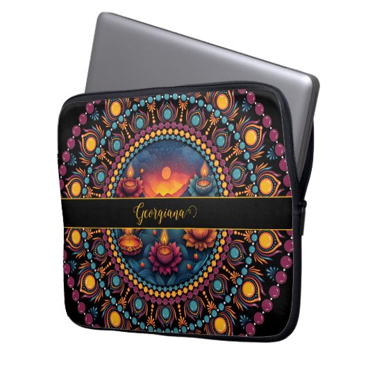 Personalisierte Frische Pasta machen Laptopschutzhülle (Vorderseite Links)