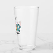 Personalisierte Friseur Stylist Retro Friseur Gesc Glas (Links)