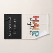 Personalisierte Friseur Stylist Retro Friseur Gesc Handtuch (Handtuch)