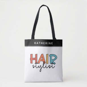 Personalisierte Friseur Stylist Retro Friseur Gesc Tasche