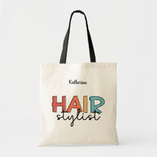 Personalisierte Friseur Stylist Retro Friseur Gesc Tragetasche