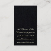 Personalisierte Frisuren Visitenkarte (Rückseite)