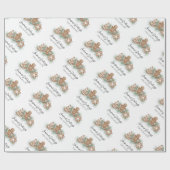 Personalisierte Frohe Festtage Cookies Geschenkpapier (Flach)