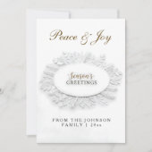 Personalisierte Frohe Festtage Feiertagskarte (Vorderseite)